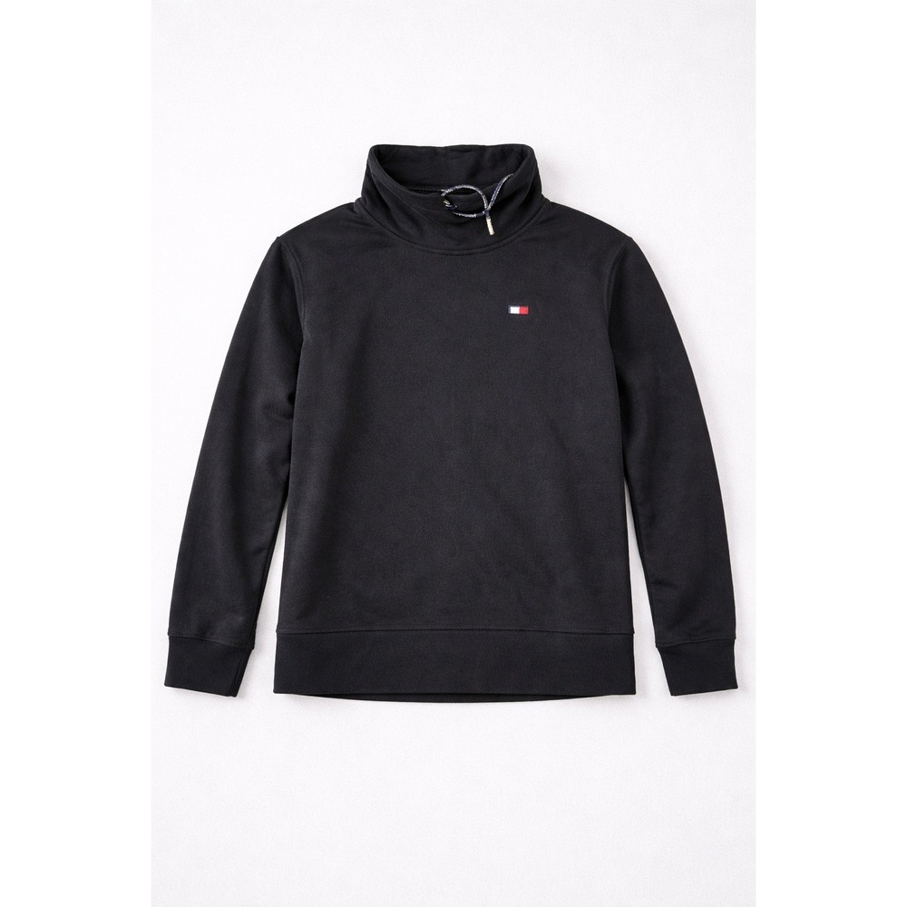 Tommy Hilfiger Black Fleece Mock Neck‎ Pullover Men M